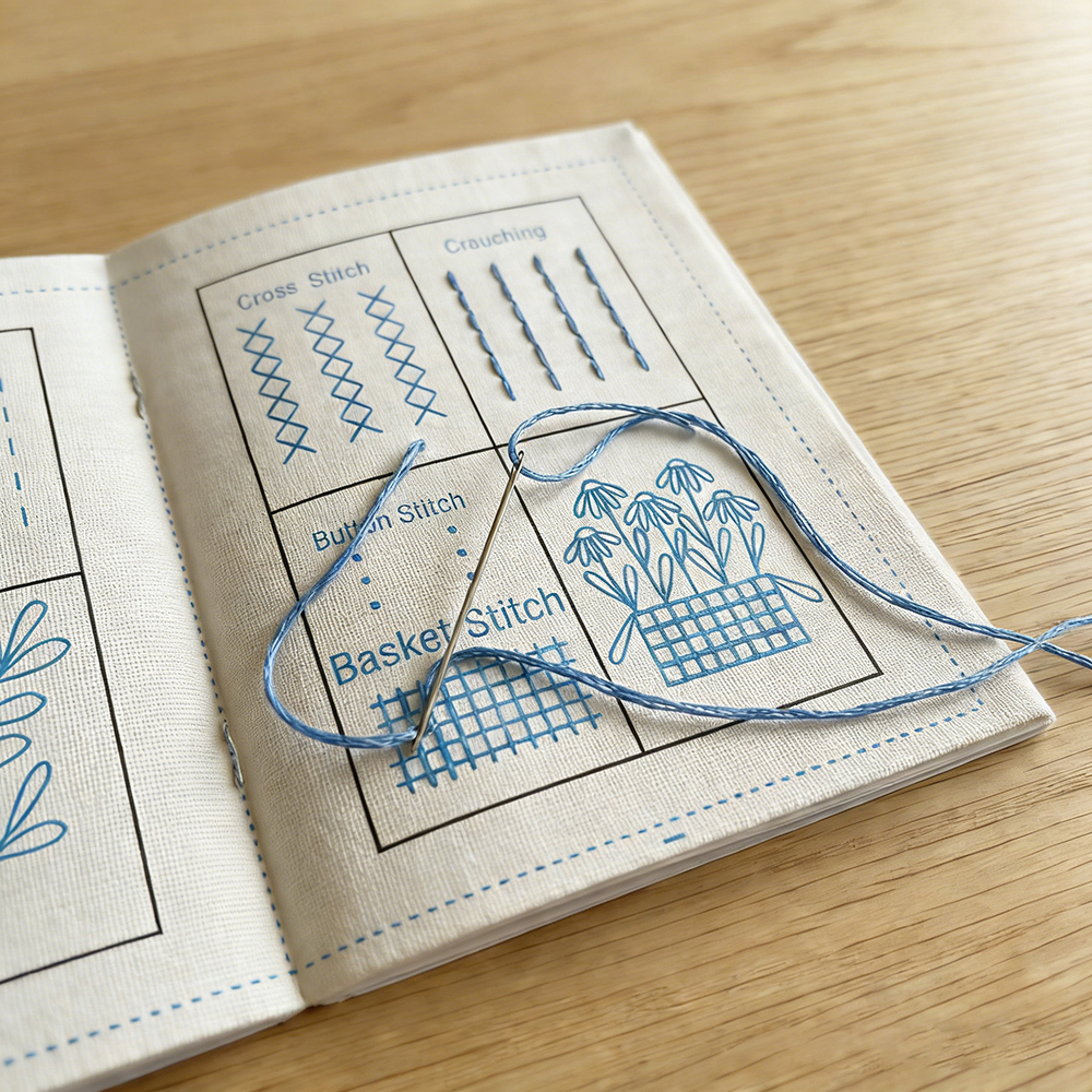 Hand-Embroidery Books Starter  - Embroidery Guide Paper review and price