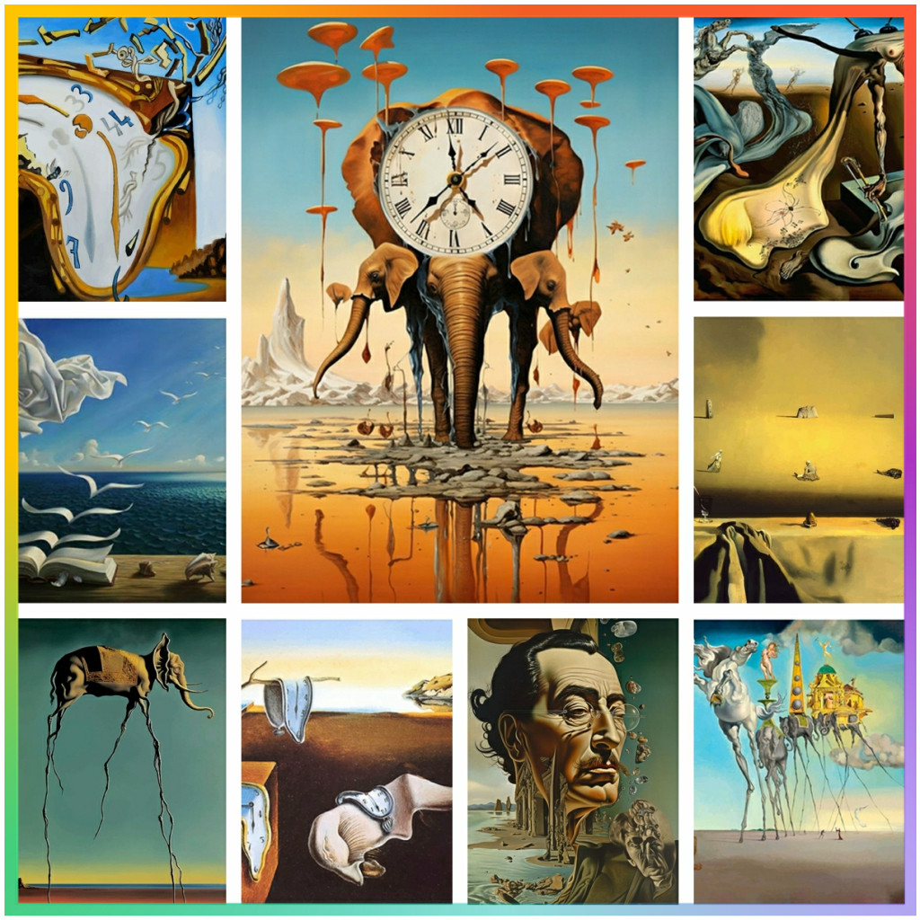 Surrealism Famous Artwork By S - Embroidery Cross Stitch Patterns review and price