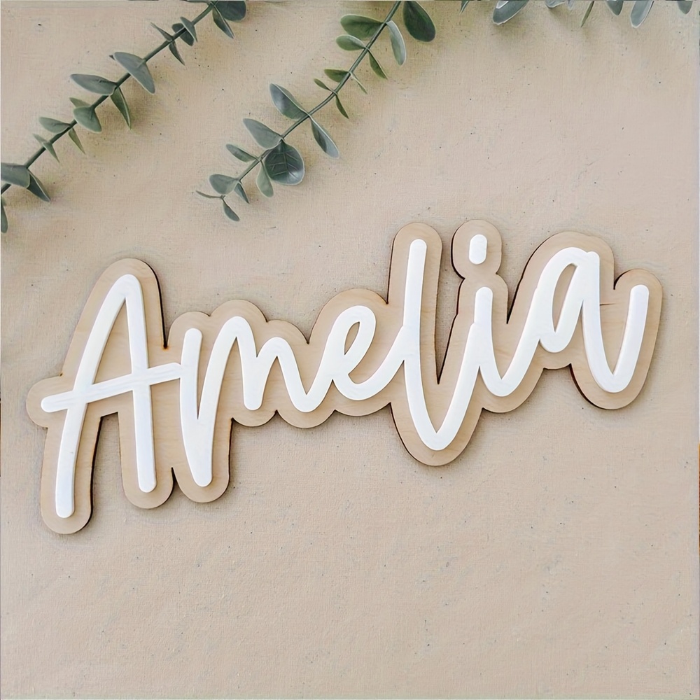 Customizable Double-Layered Wo - Embroidery Name review and price