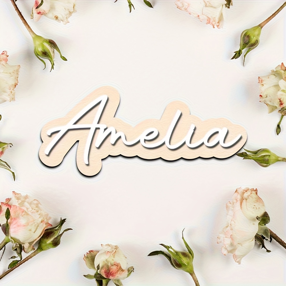 Customizable Double-Layered Wo - Embroidery Name review and price