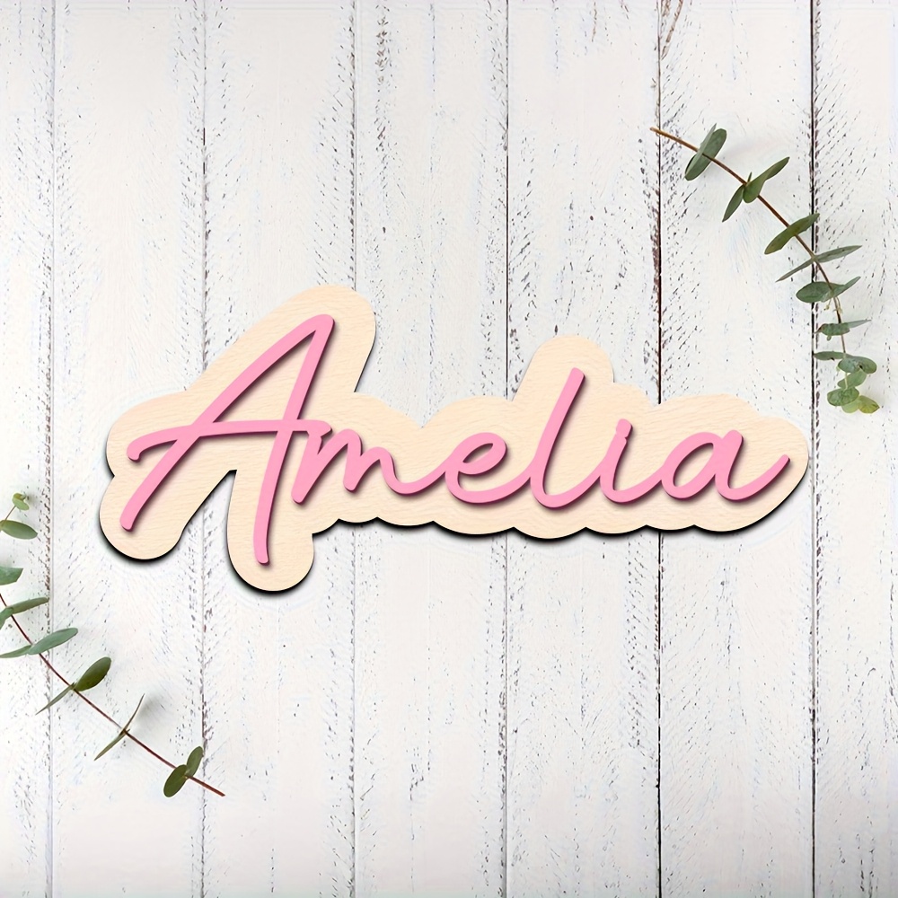 Customizable Double-Layered Wo - Embroidery Name review and price
