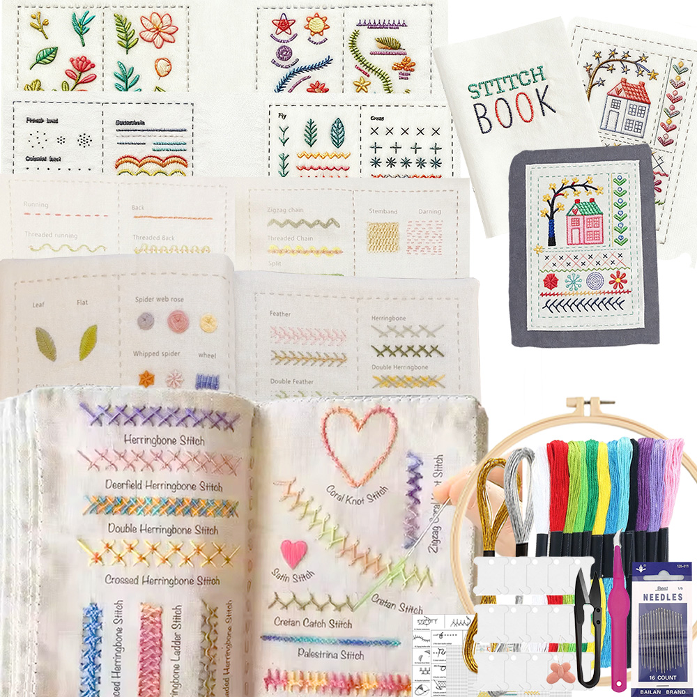 Embroidery Stitch Book for Beg - Embroidery Guide Book review and price