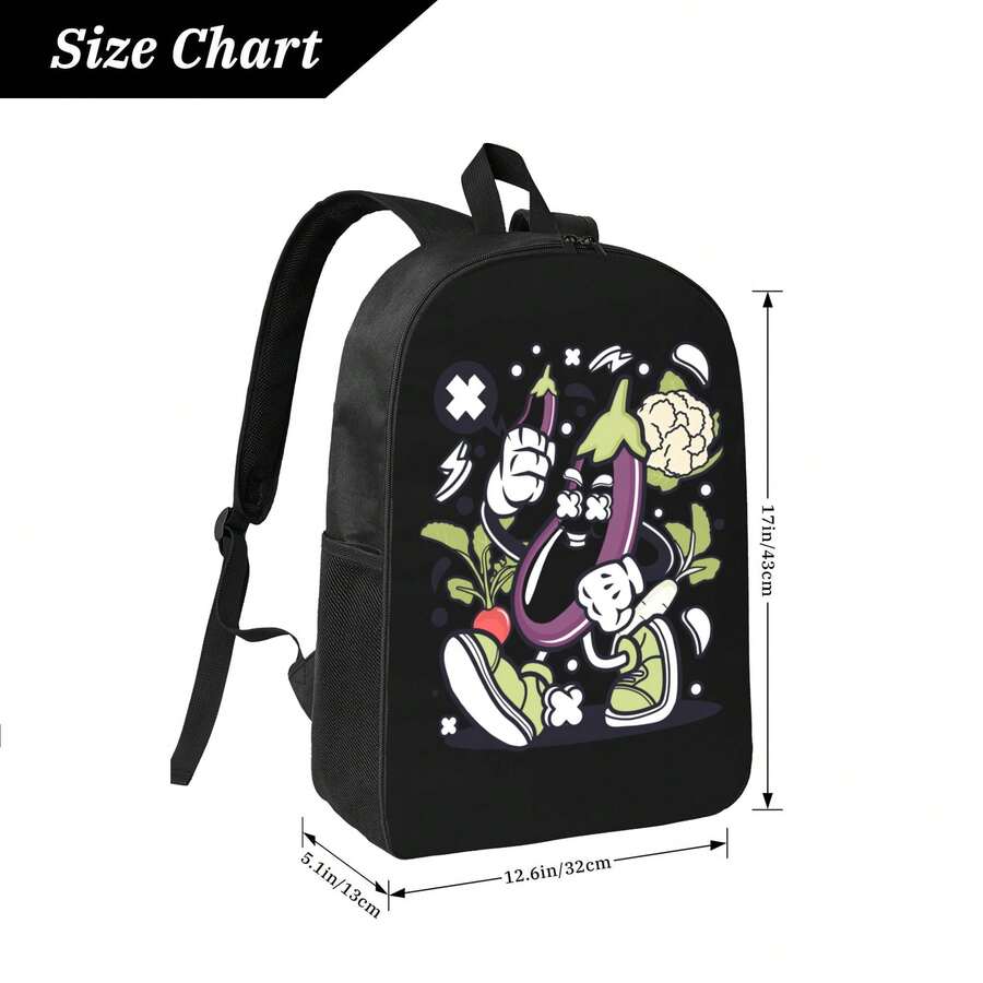 Funny Cartoon Vegetable Print  - Embroidery Print review and price