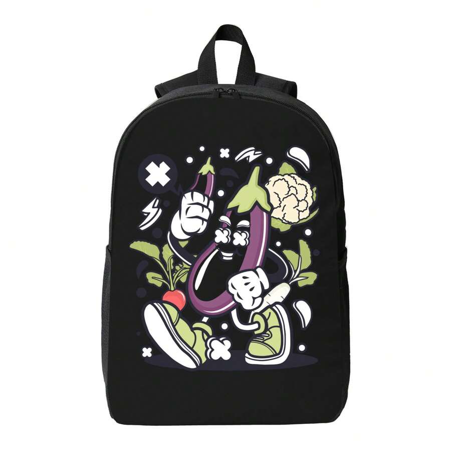 Funny Cartoon Vegetable Print  - Embroidery Print review and price