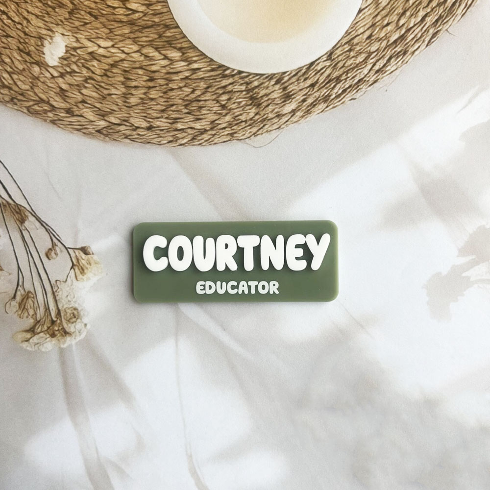 Custom Name Brooch Personalize - Embroidery Name review and price