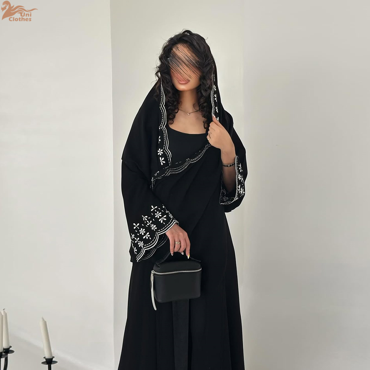 Luxury Embroidered Sleeve Card - Embroidery Hijab review and price