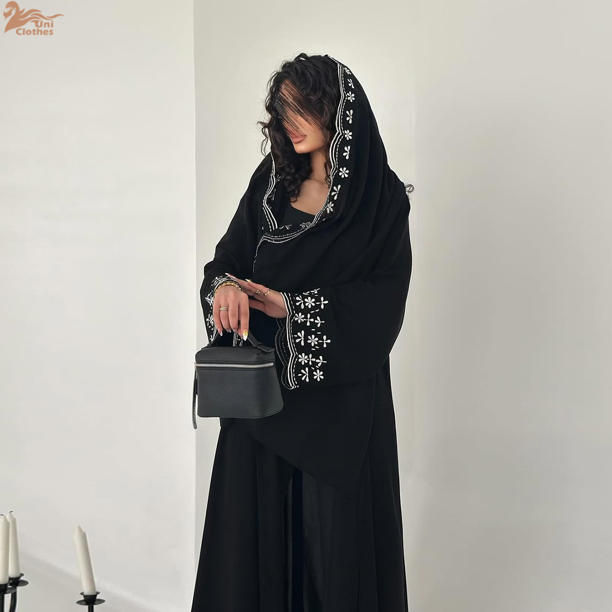 Luxury Embroidered Sleeve Card - Embroidery Hijab review and price