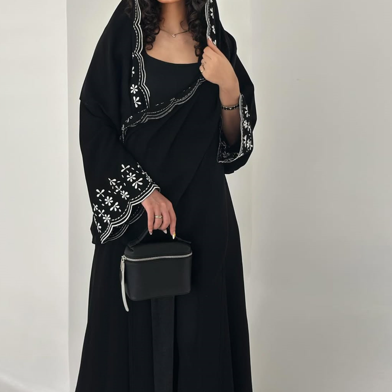 Ramadan Embroidery Cardigan Mo - Embroidery Hijab review and price