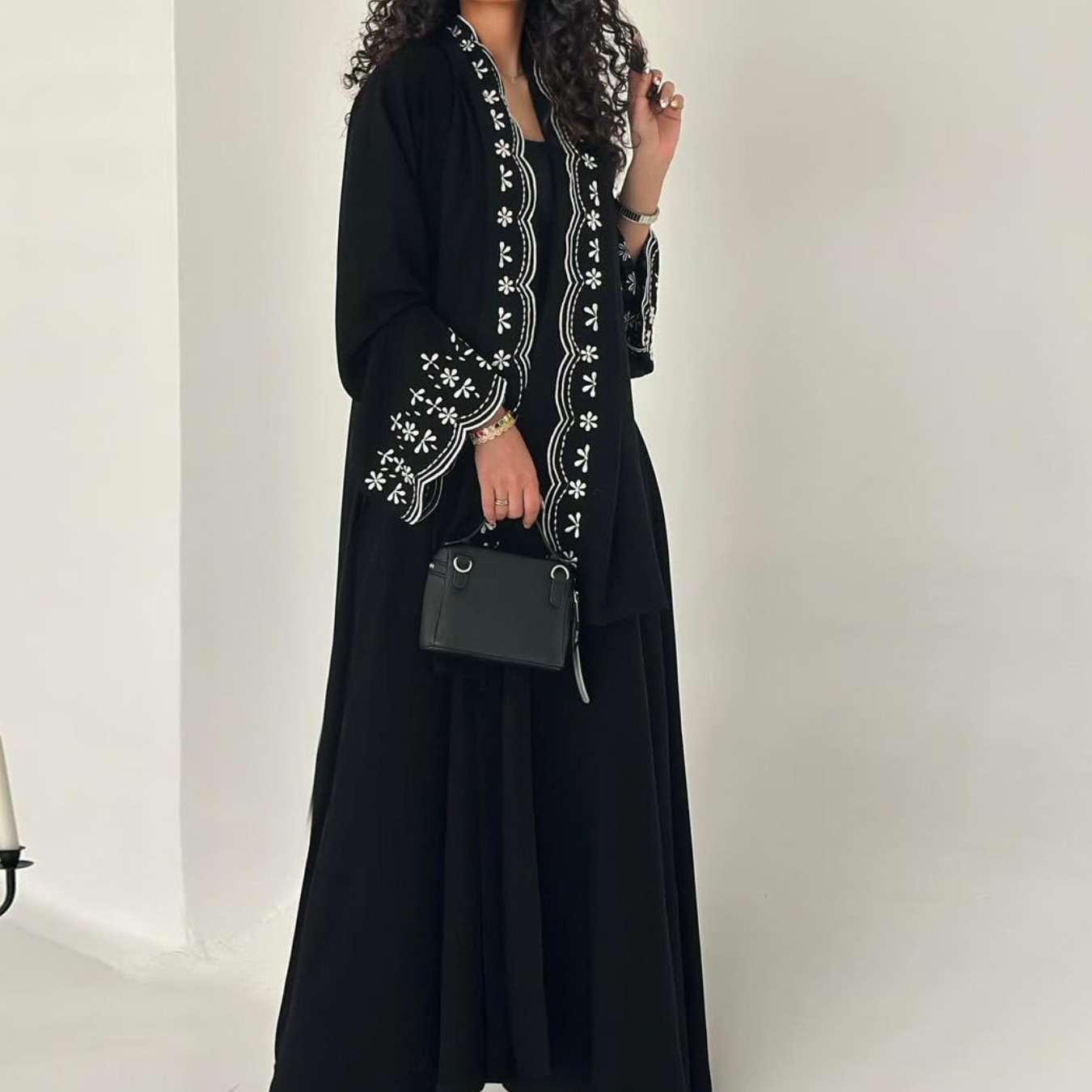 Ramadan Embroidery Cardigan Mo - Embroidery Hijab review and price