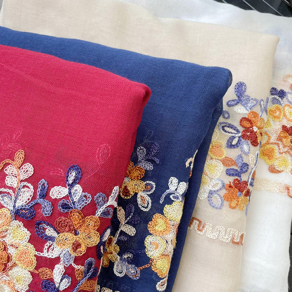 2025 New Soft Cotton Hijab Sca - Embroidery Hijab review and price