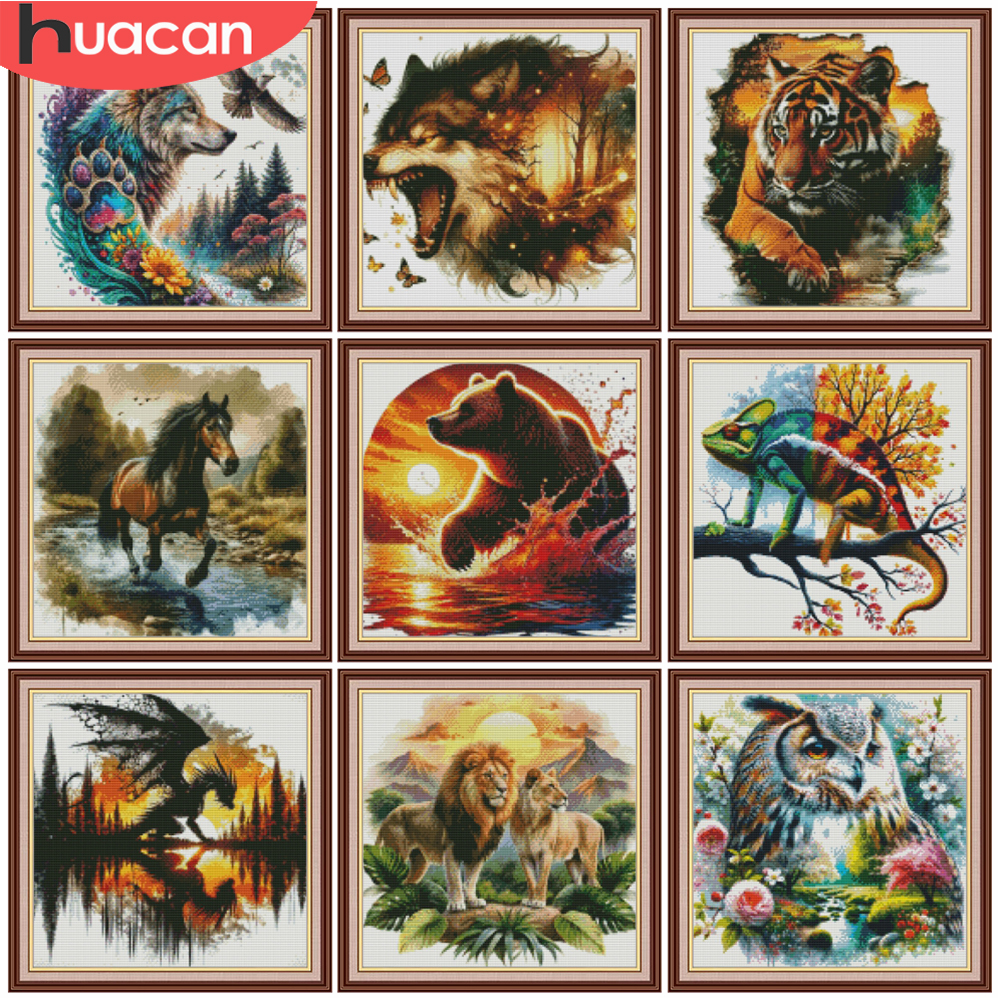 HUACAN 11CT Set For Cross Embr - Embroidery Guide Paper review and price