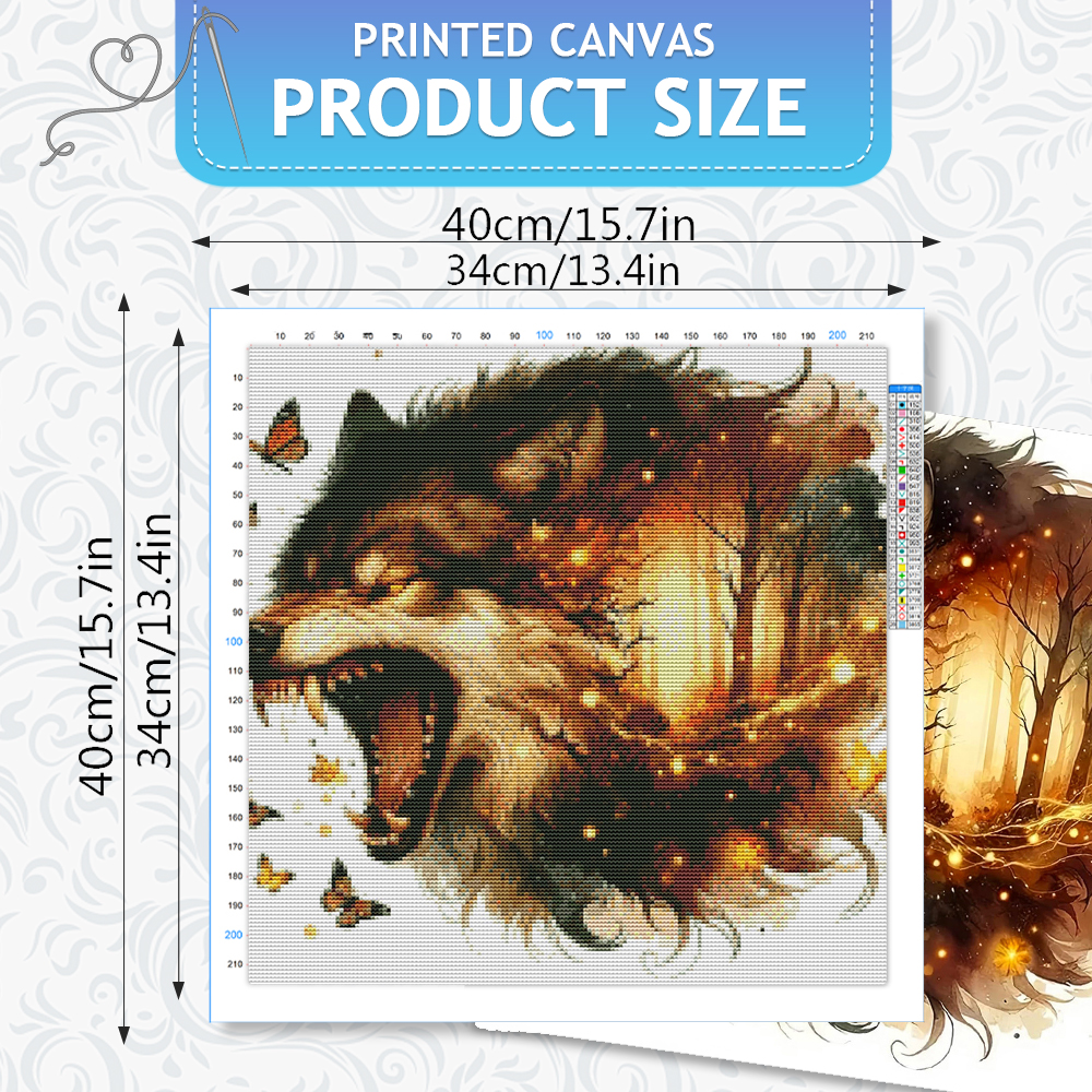 HUACAN 11CT Set For Cross Embr - Embroidery Guide Paper review and price