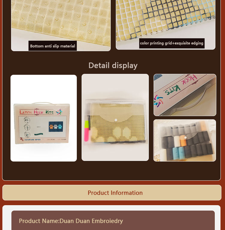 Latch hook rug kits with Pre-P - Embroidery Cross Stitch Patterns review and price