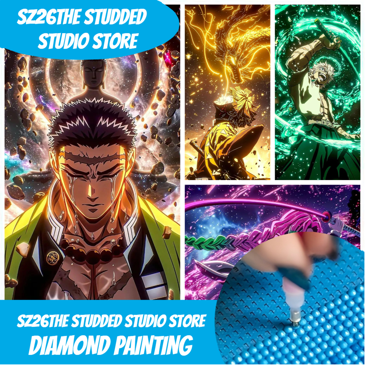 Sz26The Studded Anime Demon Sl - Embroidery Art review and price