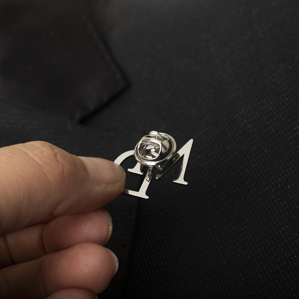 Tangula Custom Initials Brooch - Embroidery Name review and price