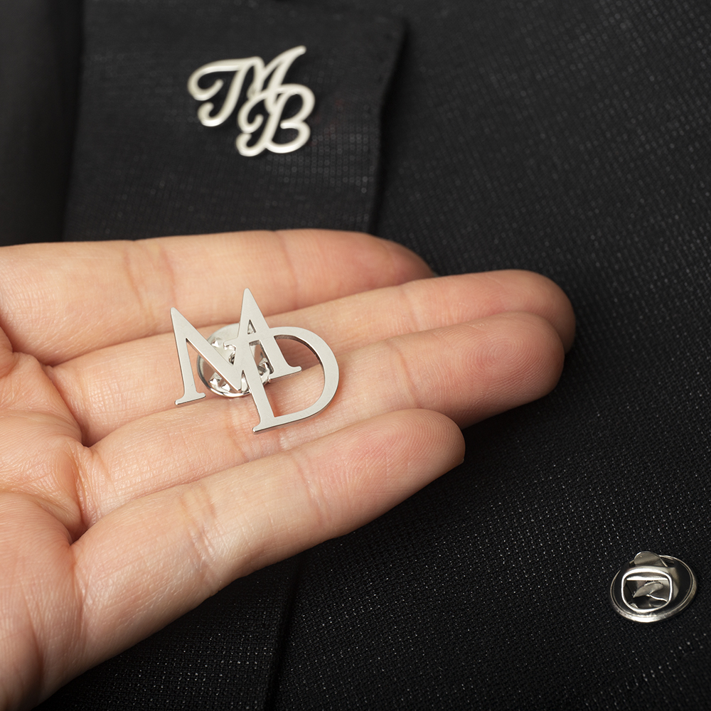 Tangula Custom Initials Brooch - Embroidery Name review and price
