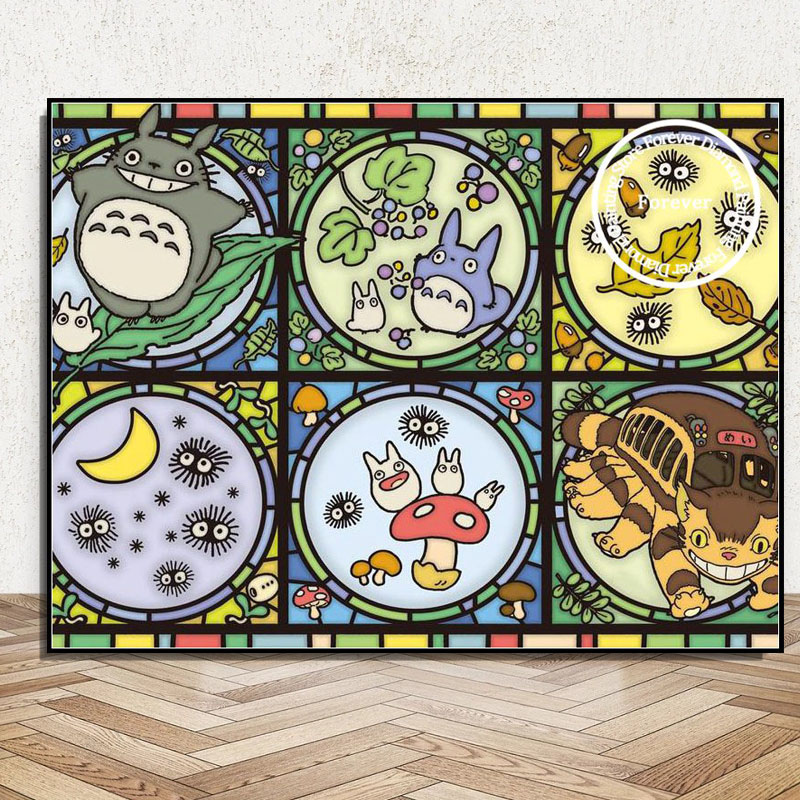 Japanese Cat Anime Art Pattern - Embroidery Cross Stitch Patterns review and price
