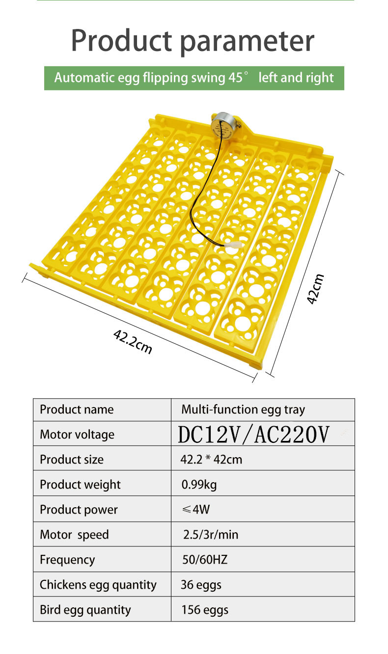 24 Eggs Tray Incubator Turner  - Embroidery Egg review and price