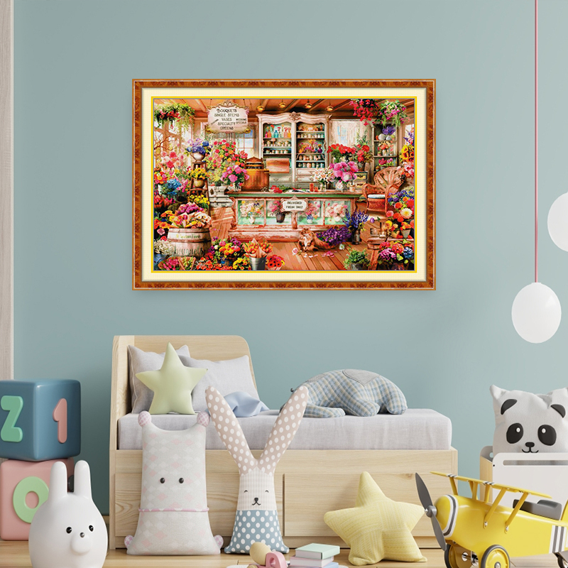 Joy Sunday Flower Shop Pattern - Embroidery Meaning review and price