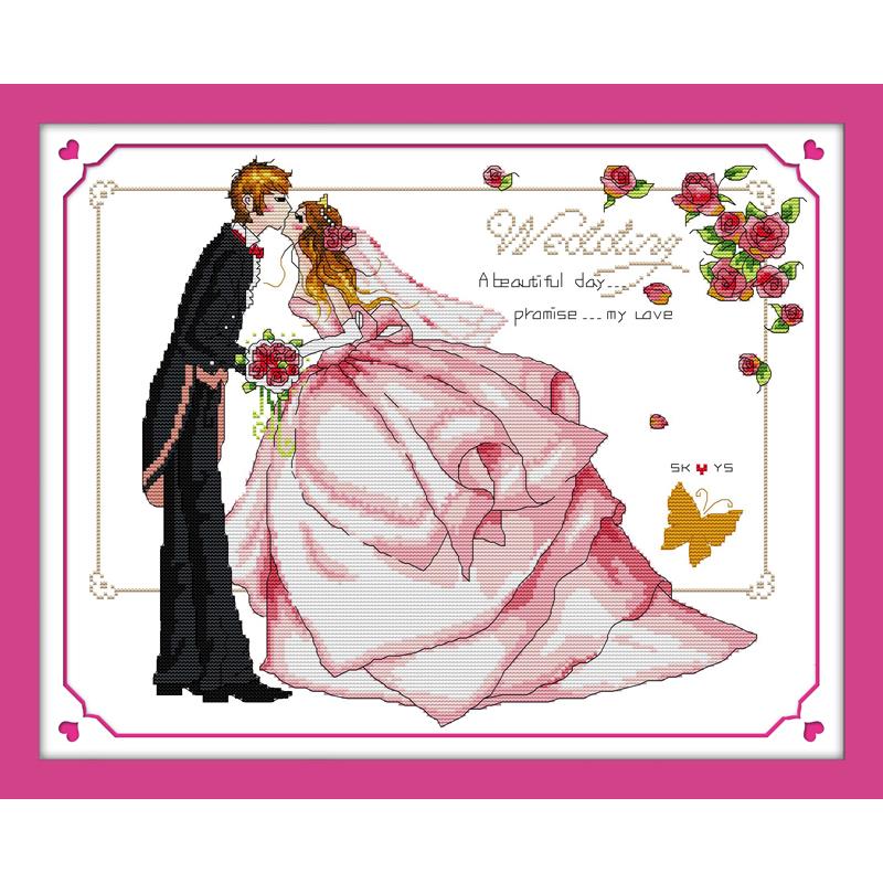 Wedding Series Counting Cross  - Embroidery Job review and price