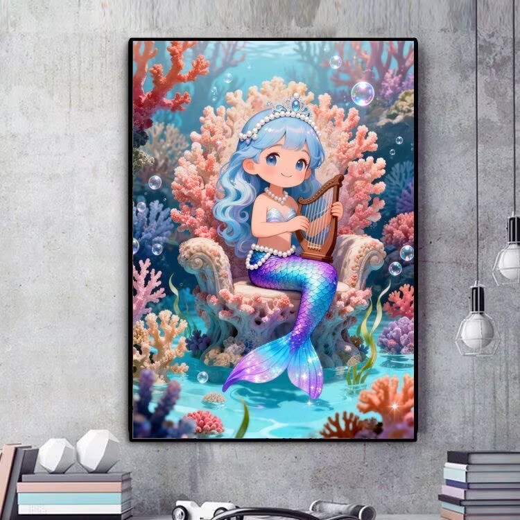 9CT 11CT Fish Girl Embroidery  - Embroidery Job review and price