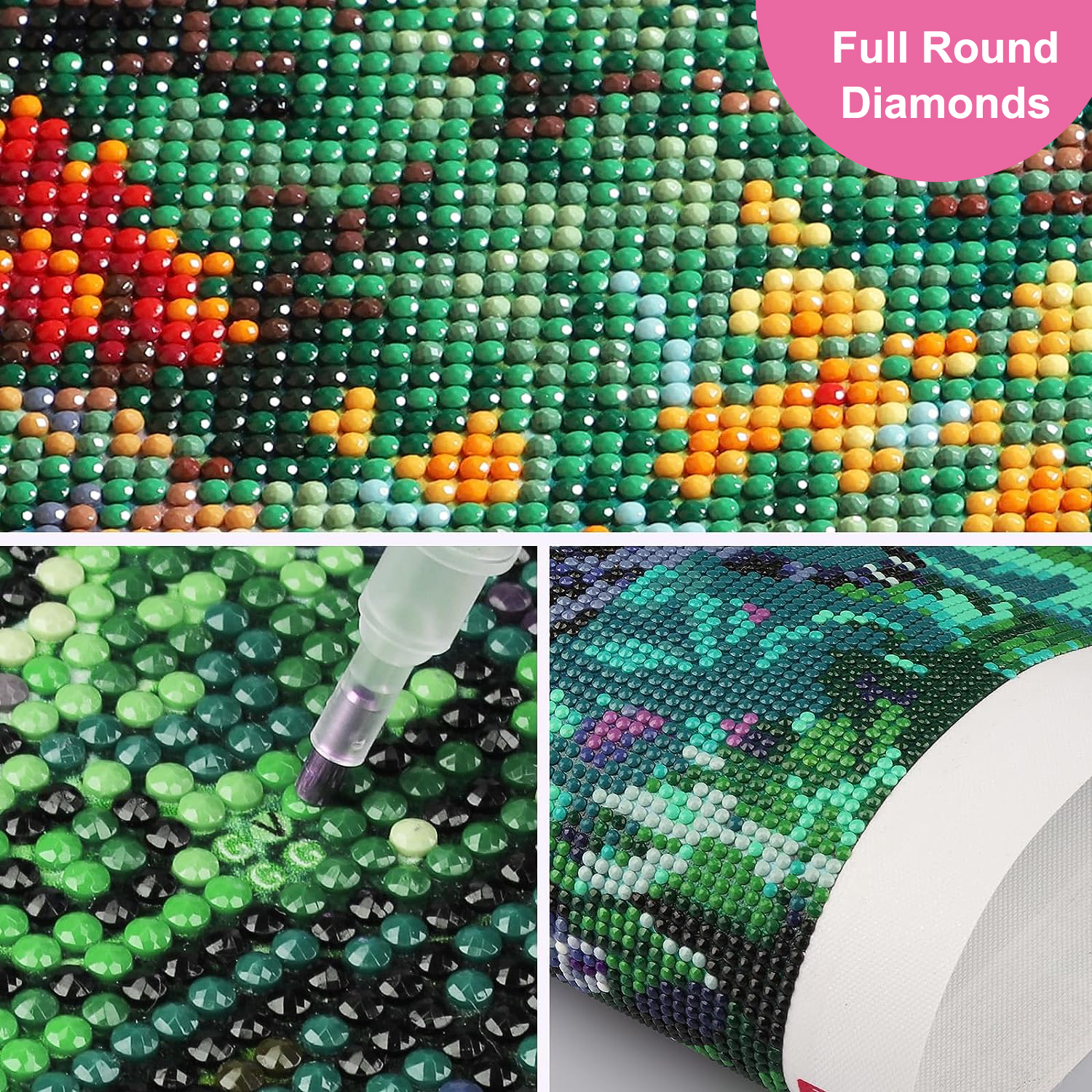 5D DIY Full Square Drill Diamo - Embroidery Lovers review and price