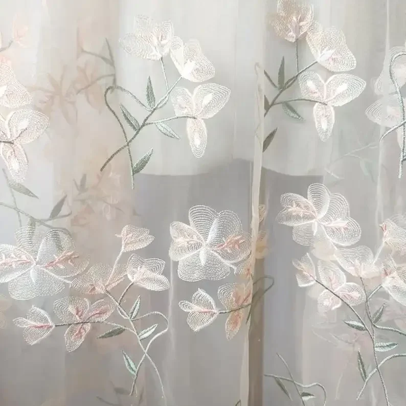 Beautiful Flower Lace fabric A - Embroidery Veil review and price