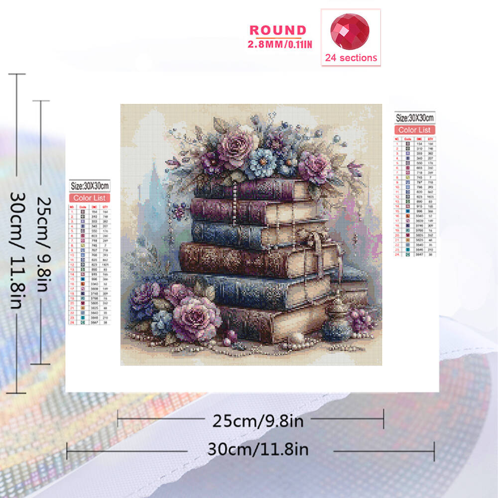 Evershine 5D Diamond Painting  - Embroidery Guide Book review and price