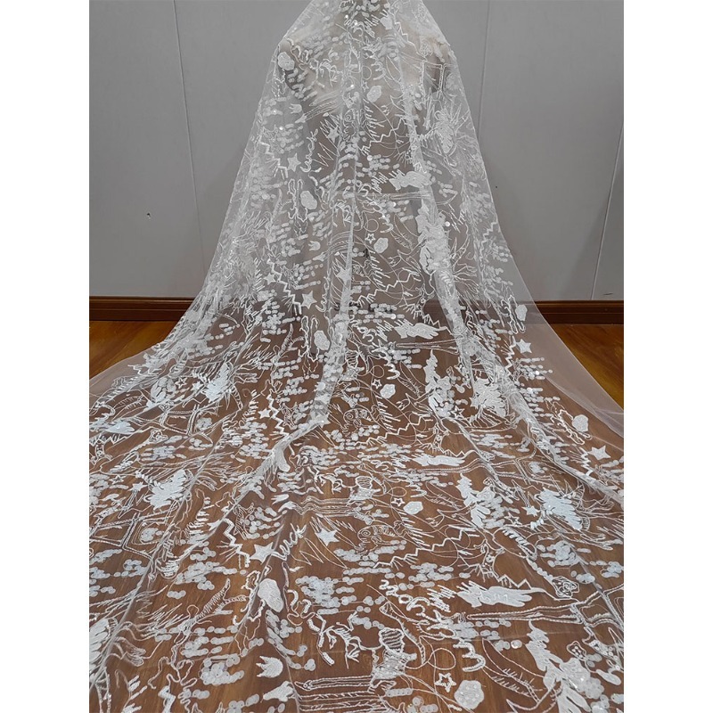 New Exquisite and Soft Decal L - Embroidery Veil review and price
