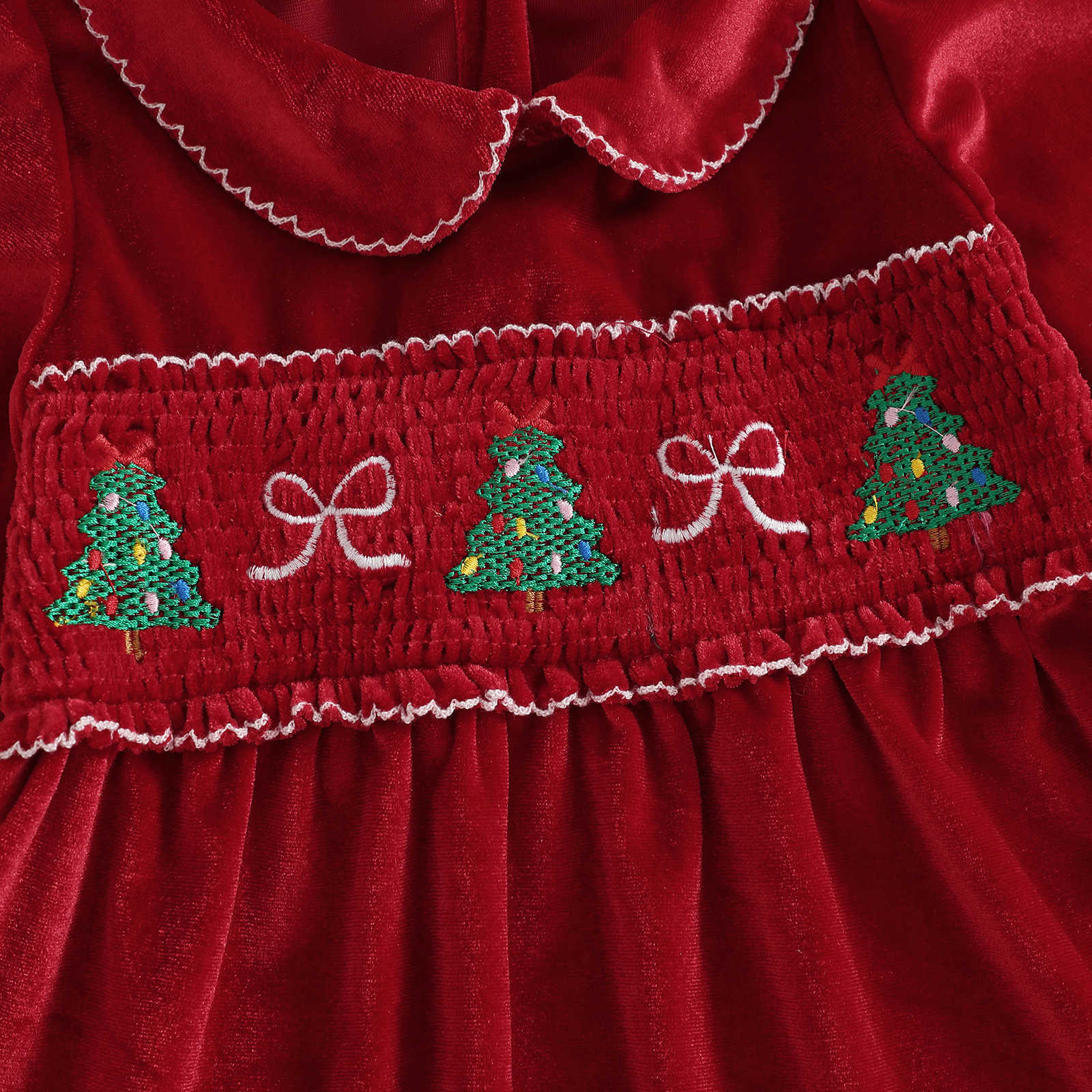 1-4Y Toddler Girl Christmas Ve - Embroidery Xmas Tree review and price