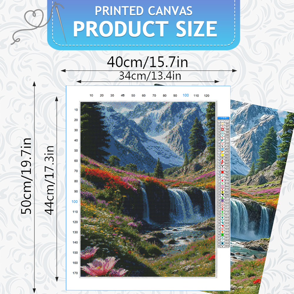 HUACAN 11CT Cross Embroidery S - Embroidery Guide Paper review and price