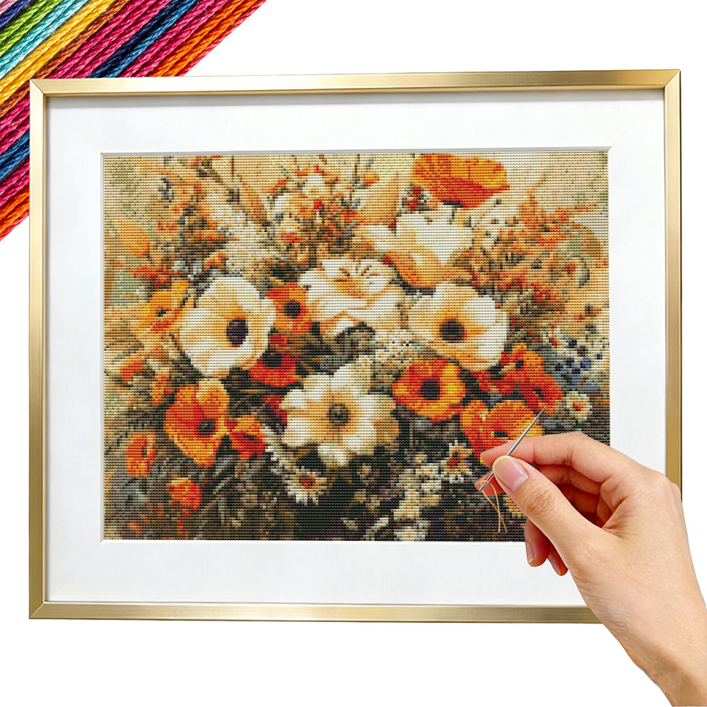 11CT Cross Embroidery Kits Pop - Embroidery Guide Paper review and price