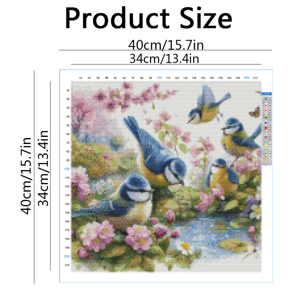 Cross Stitch Bird Animal Embro - Embroidery Guide Paper review and price