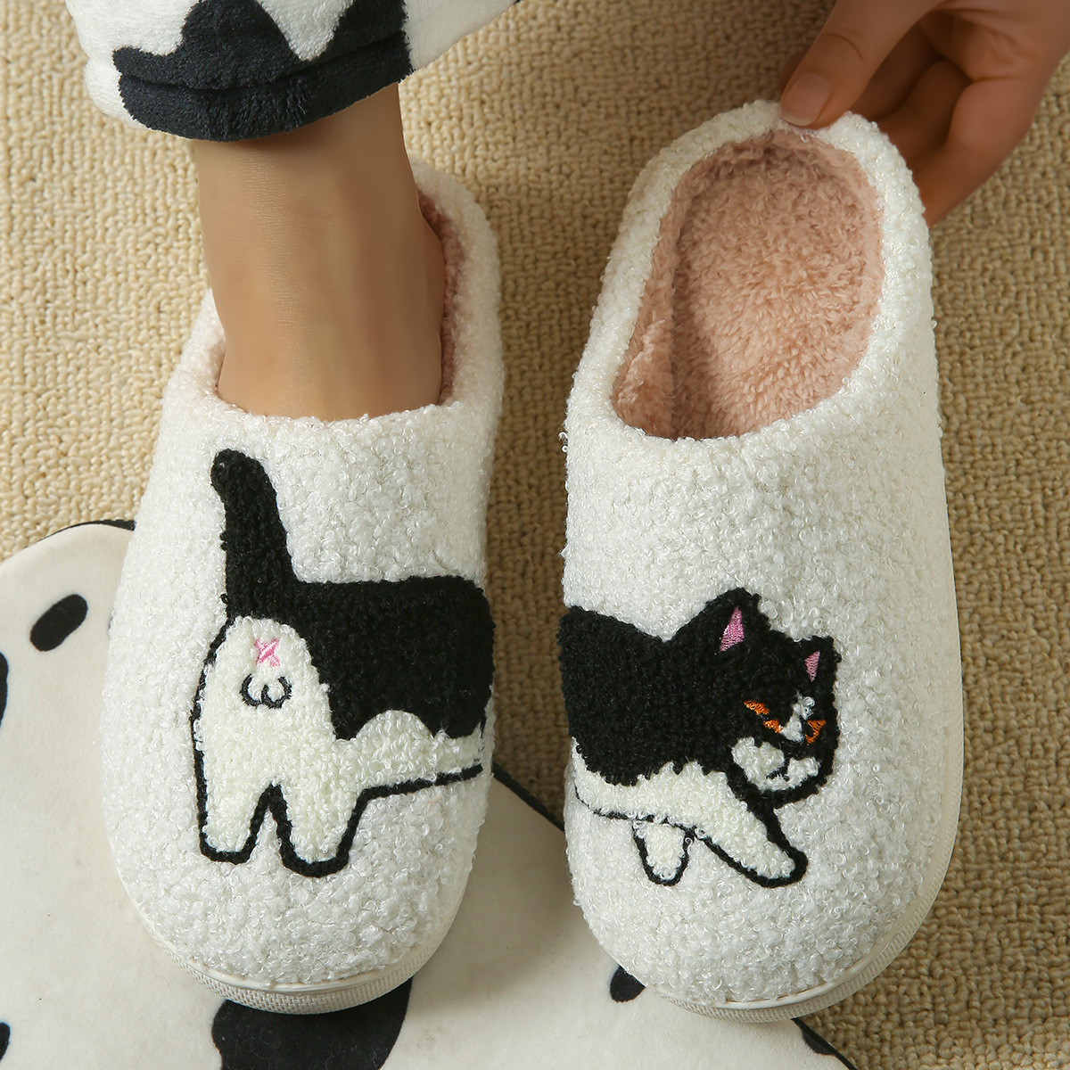 Winter Plush Cute Dachshund Em - Embroidery Print review and price