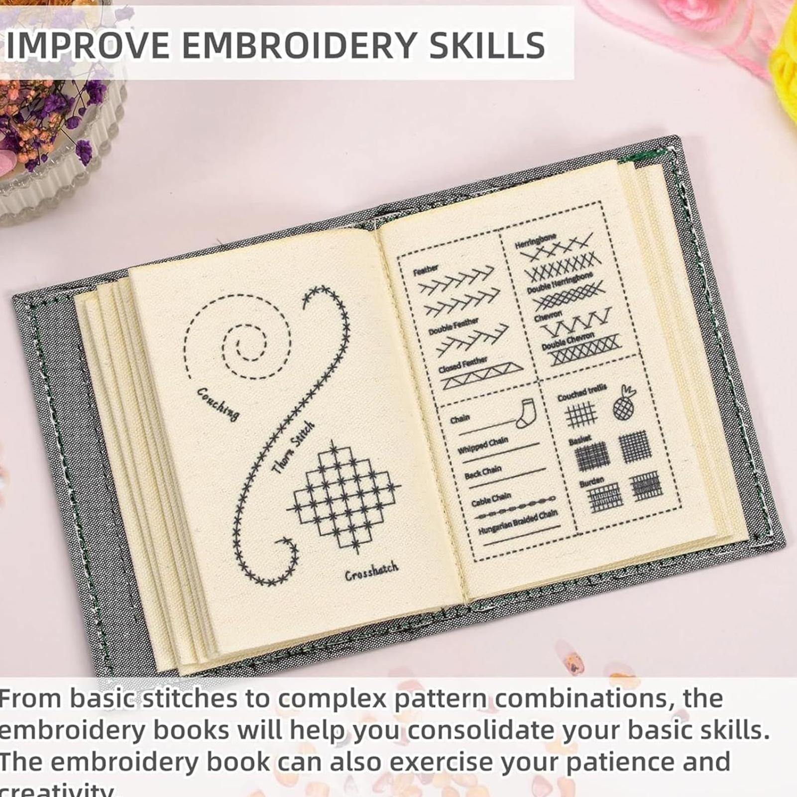 DIY Embroidery Stitches Book H - Embroidery Guide Book review and price