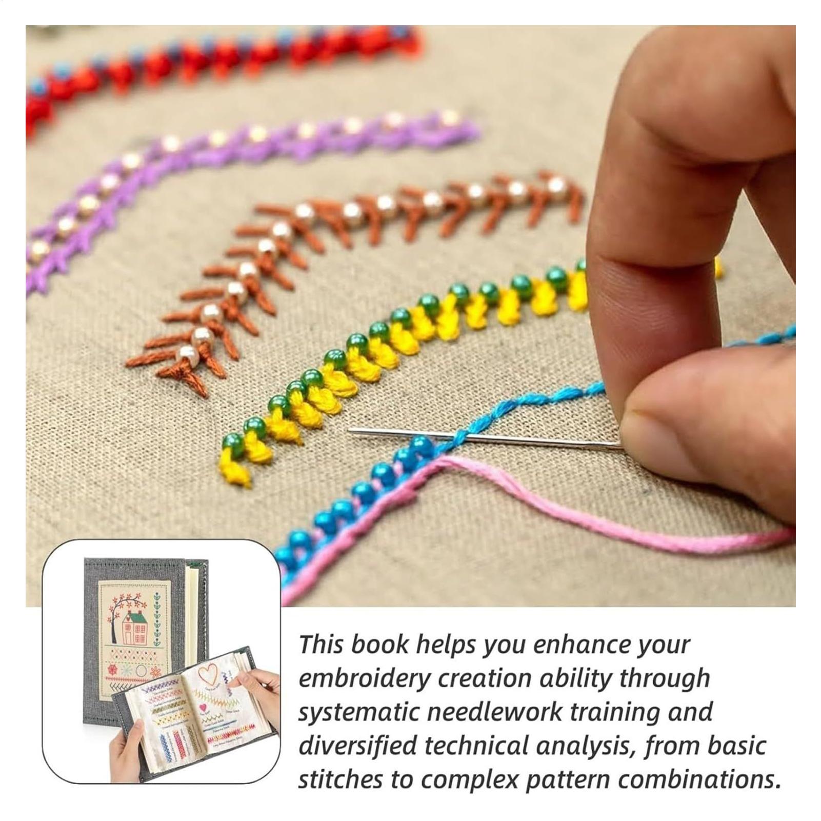 DIY Embroidery Stitches Book H - Embroidery Guide Book review and price