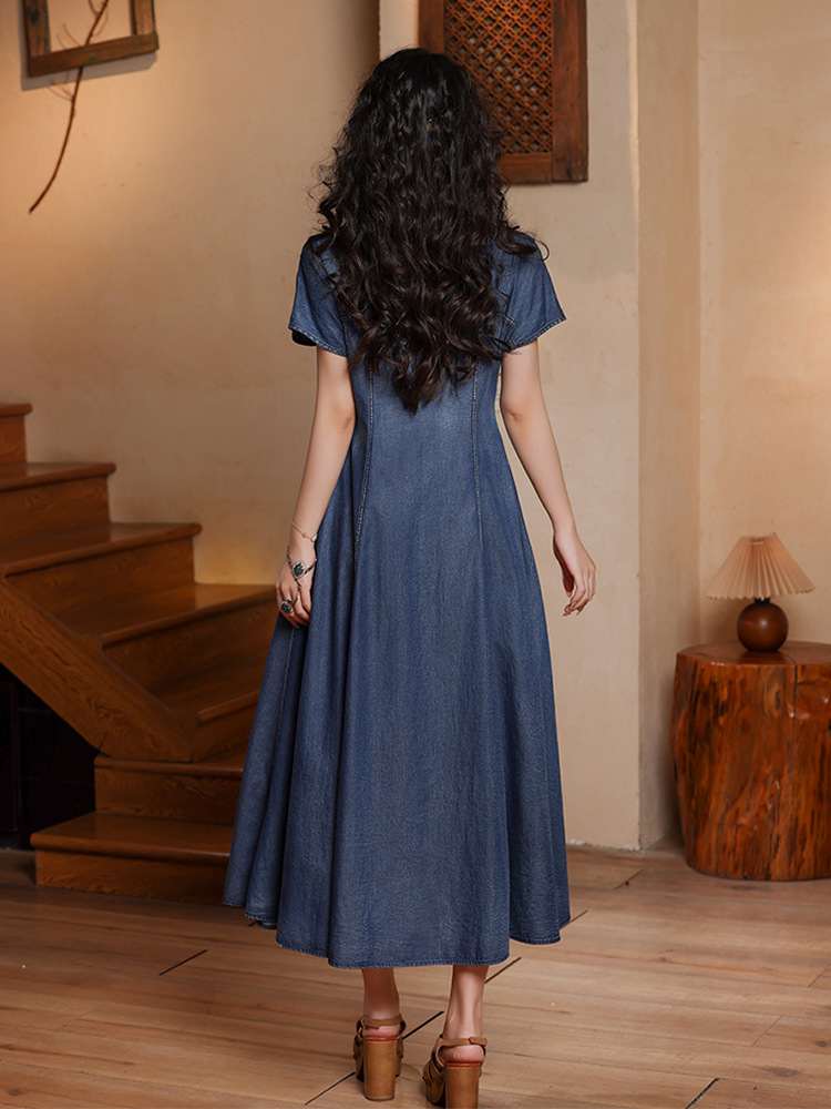 TIYIHAILEY Women Denim Dresses - Embroidery Dress review and price