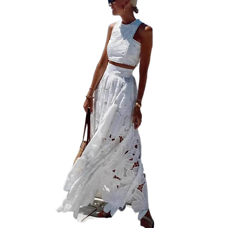 Women's White Floral Lace Embr - Embroidery Class review and price