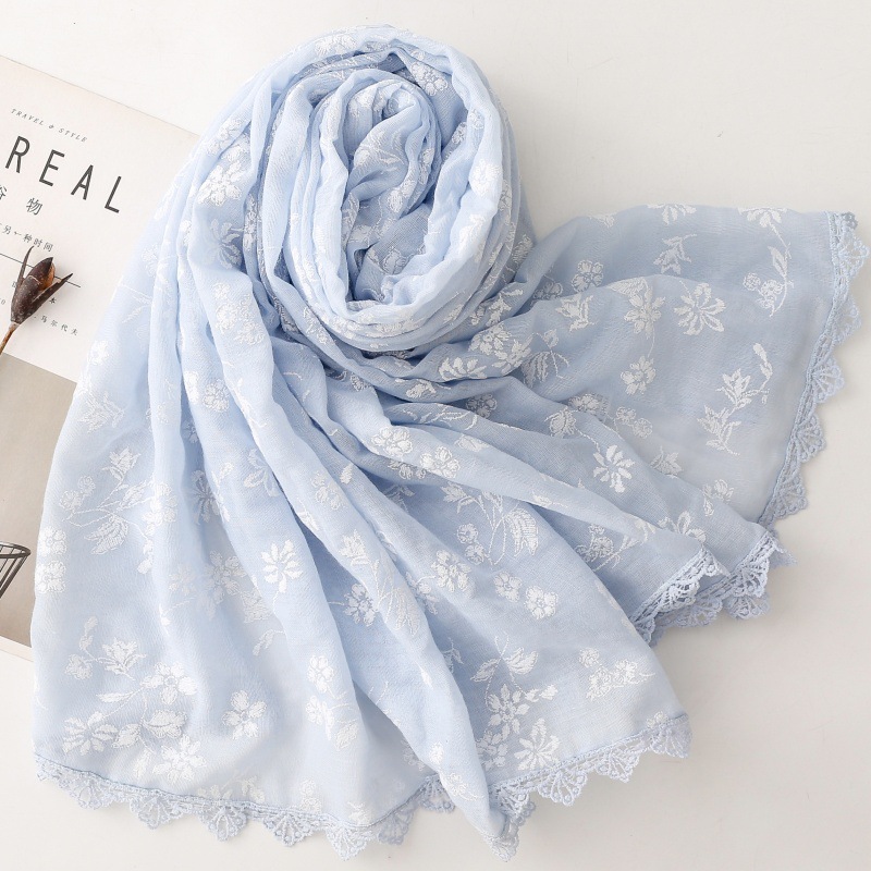 Women's All Season Floral Embr - Embroidery Hijab review and price