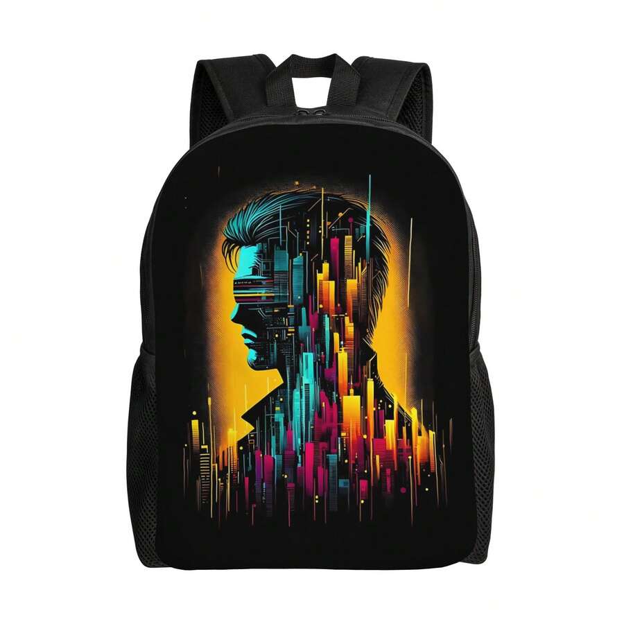 Cyberpunk Style Double Exposur - Embroidery Print review and price